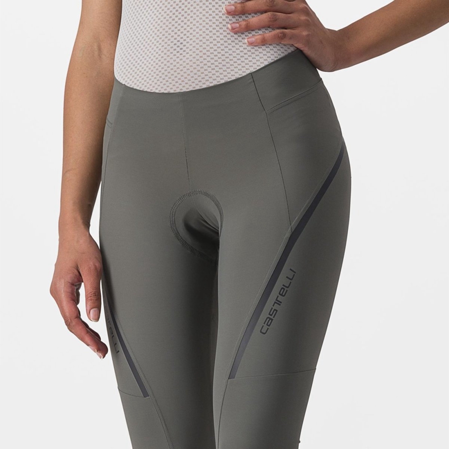 Castelli VELOCISSIMA 3 KNICKER Women Leggings Grey / Dark Grey | 5394EKVFY