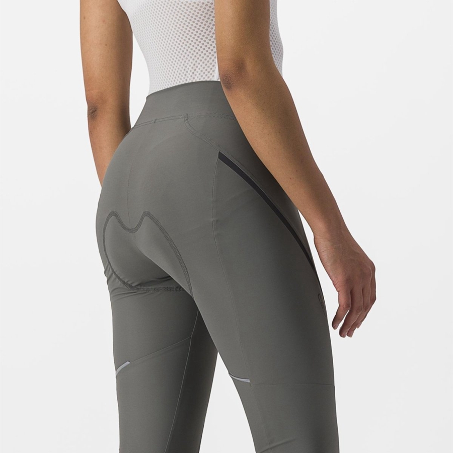 Castelli VELOCISSIMA 3 KNICKER Women Leggings Grey / Dark Grey | 5394EKVFY