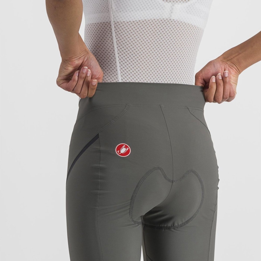 Castelli VELOCISSIMA 3 KNICKER Women Leggings Grey / Dark Grey | 5394EKVFY