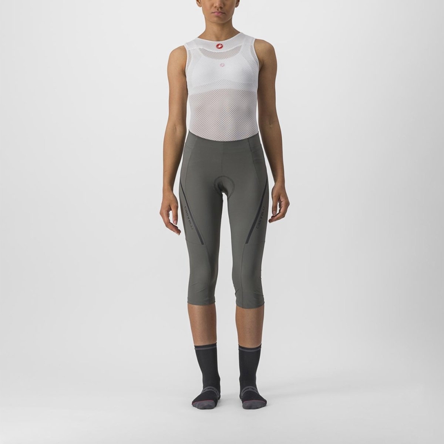 Castelli VELOCISSIMA 3 KNICKER Women Leggings Grey / Dark Grey | 5394EKVFY