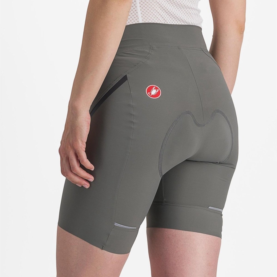 Castelli VELOCISSIMA 3 Women Shorts Grey / Dark Grey | 2714NWPFQ