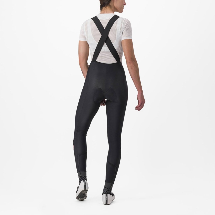 Castelli VELOCISSIMA DT Women Bib Tights Black / Black | 6740LPSWD