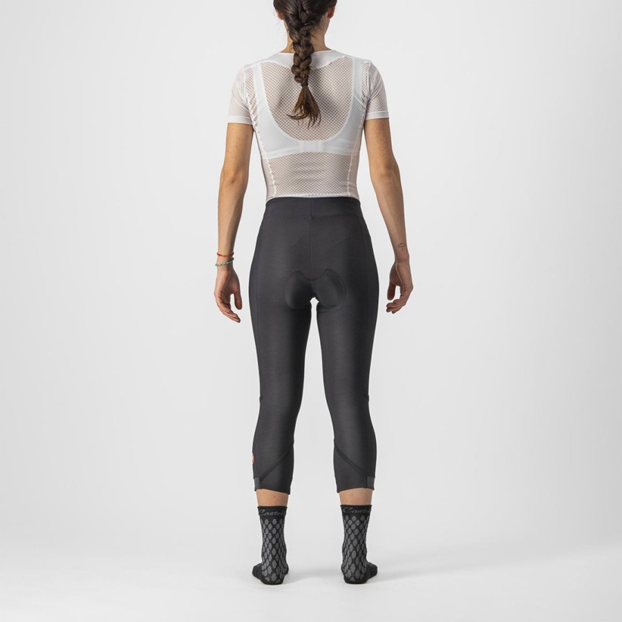 Castelli VELOCISSIMA THERMAL KNICKER Women Leggings Black / Black | 5736OXQDC