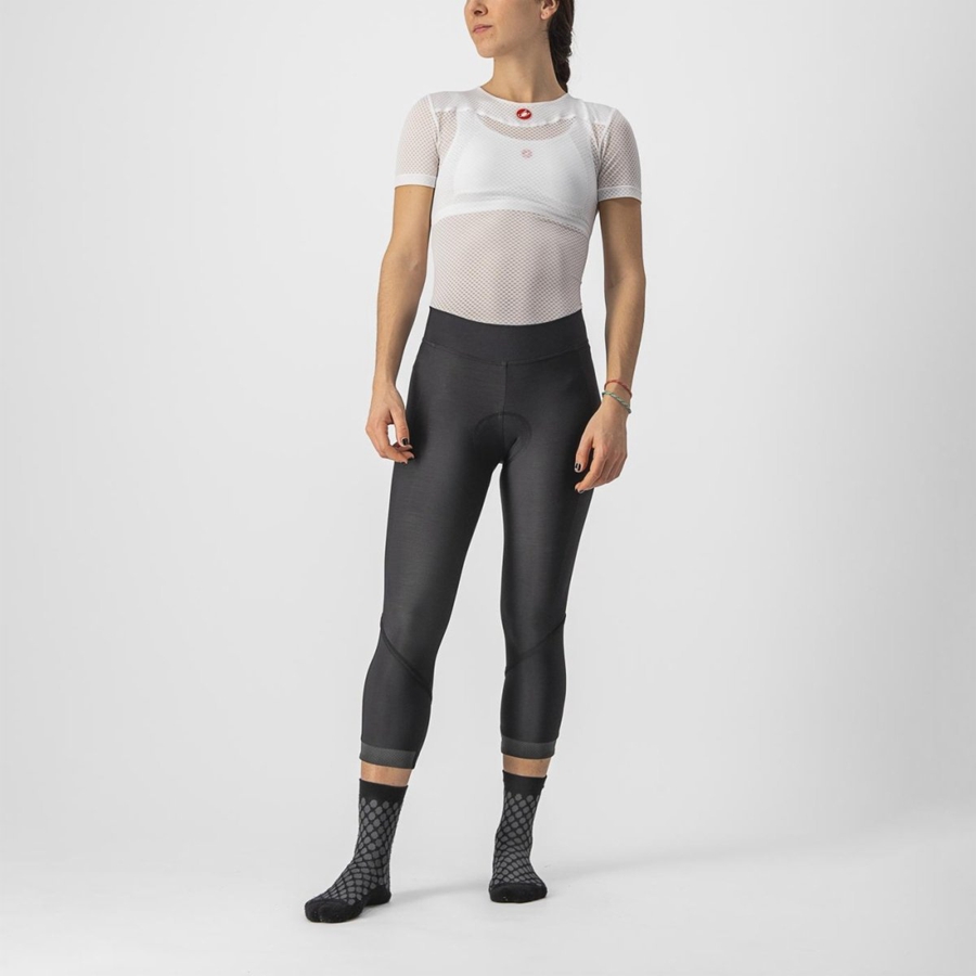 Castelli VELOCISSIMA THERMAL KNICKER Women Leggings Black / Black | 5736OXQDC