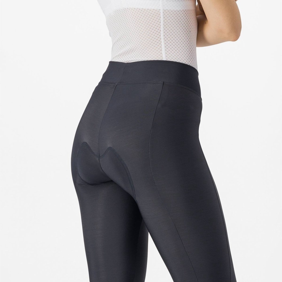 Castelli VELOCISSIMA THERMAL Women Leggings Black / Mint / Black | 1643JYMTP