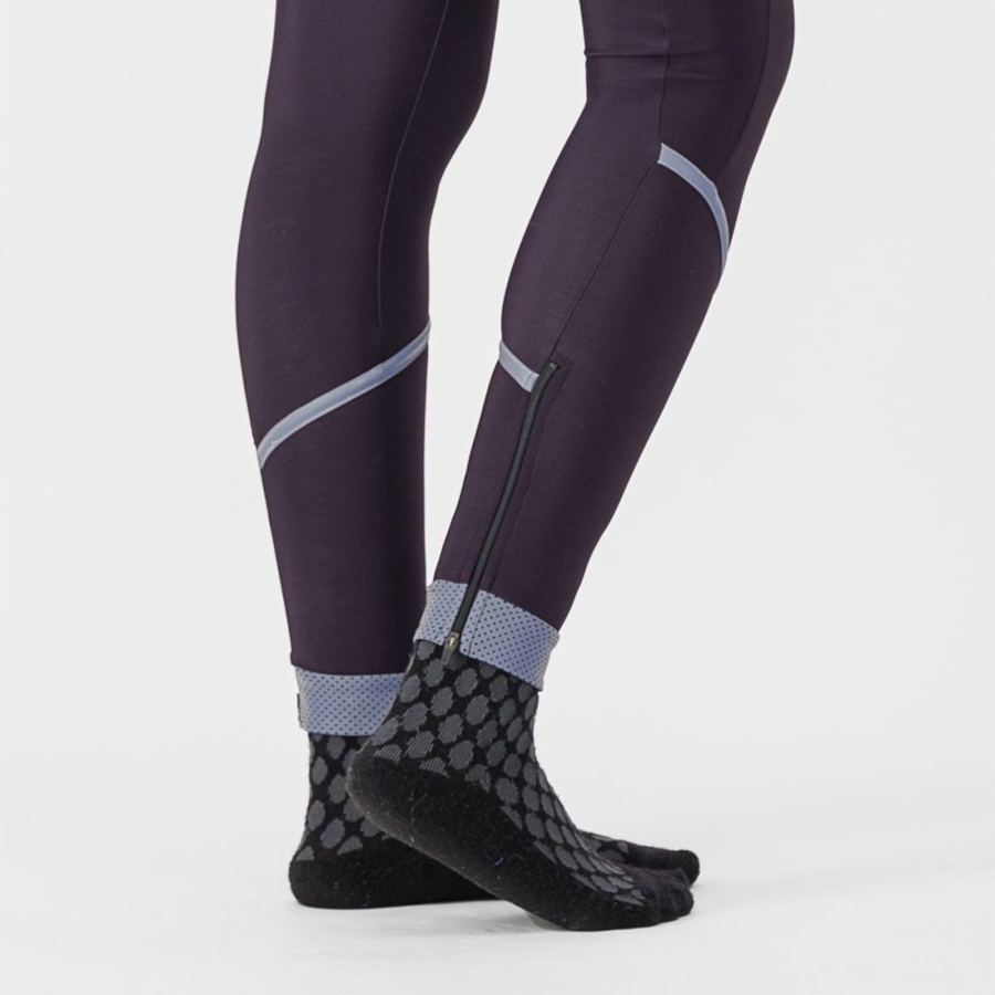 Castelli VELOCISSIMA THERMAL Women Leggings Silver | 0134KWAYM