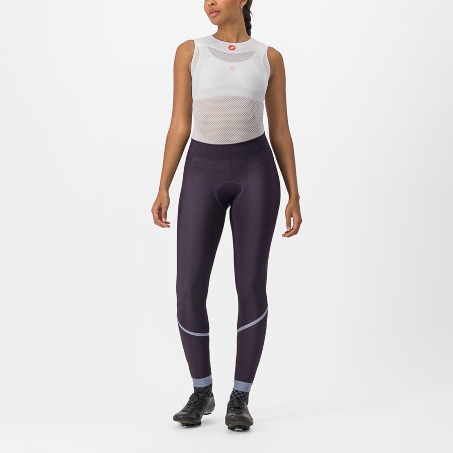 Castelli VELOCISSIMA THERMAL Women Leggings Silver | 0134KWAYM