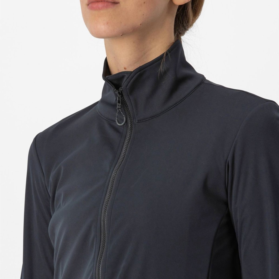 Castelli VENTO TRAIL Women Jackets Black | 3785BITXV