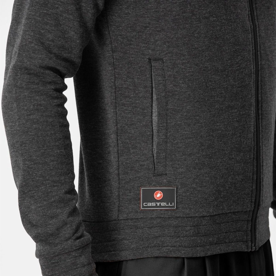 Castelli VIGORELLI TRACK Men Casual Dark Grey | 9123IWAJM